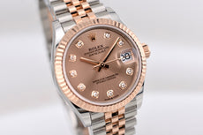 Rolex Datejust 31 Two Tone Everose Gold Pink Sundust Diamond Dial 278271 2025