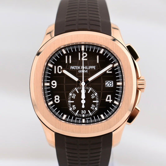 Patek Philippe Aquanaut Chronograph Rose Gold Chocolate Dial 5968R-001 2025