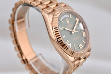 Rolex Day Date 40 Olive Dial Everose Gold 228235 2024