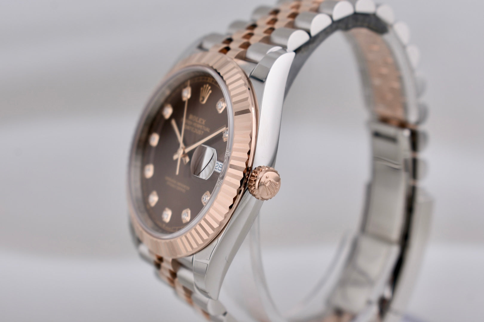 Rolex Datejust 41 Two Tone Chocolate Diamond Dial 126331 2025