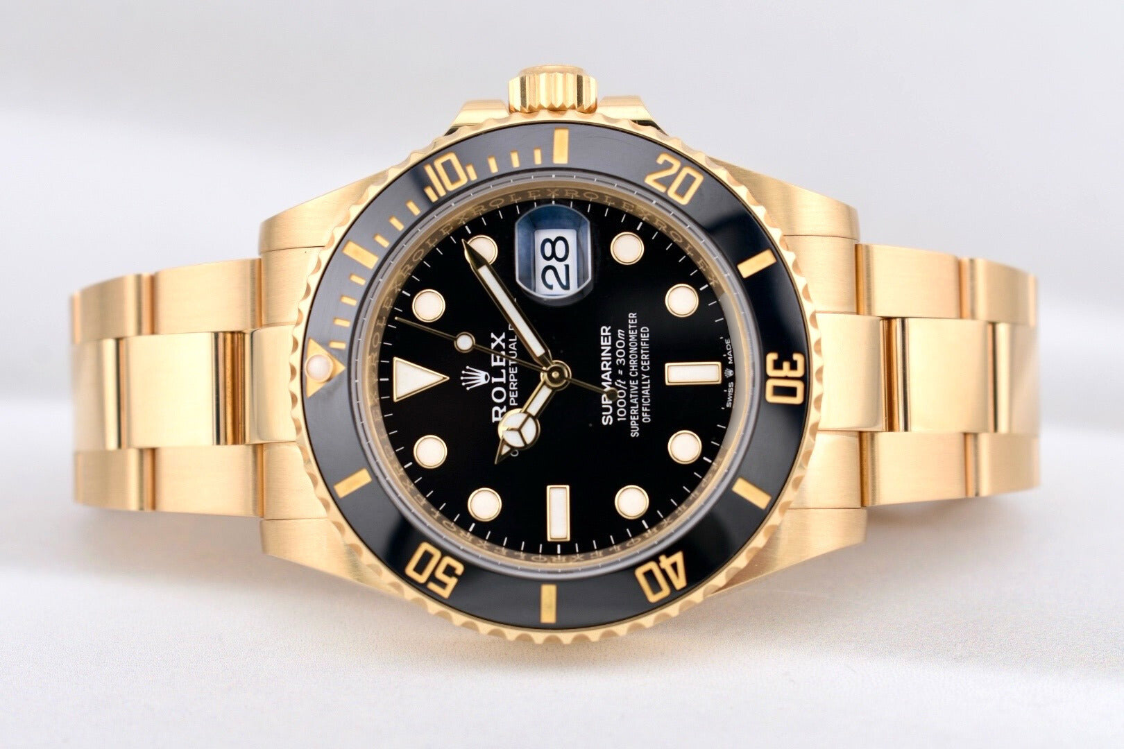 Rolex Submariner Date Yellow Gold Black Dial 126618LN 2022
