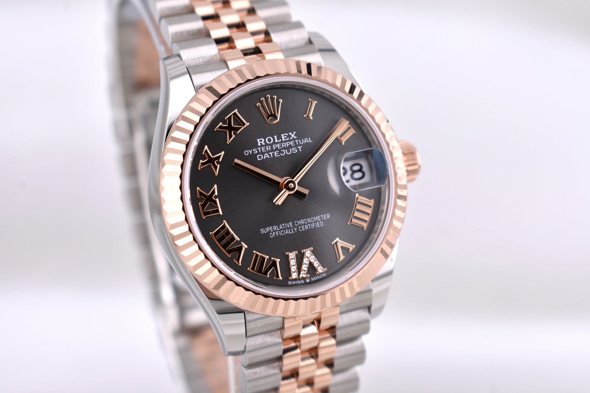 Rolex Datejust 31 Slate Roman Diamond VI Dial 278271 2026