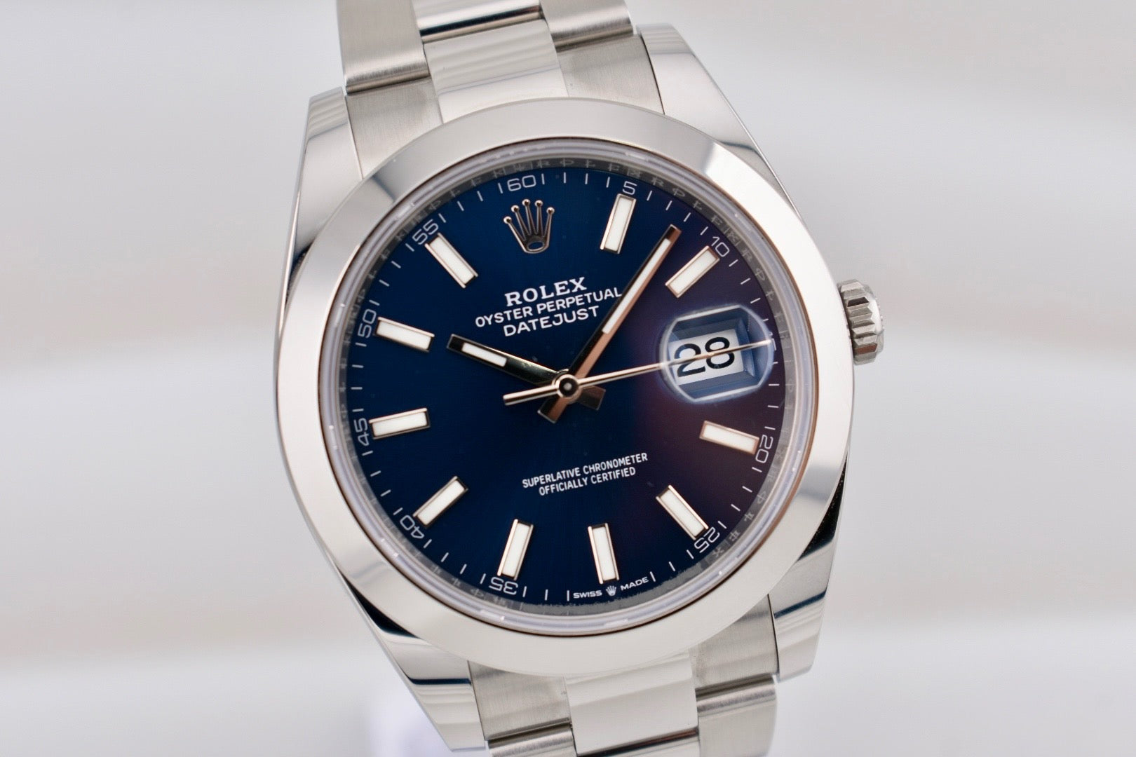 Rolex Datejust 41 Blue Index Dial 126300 2025