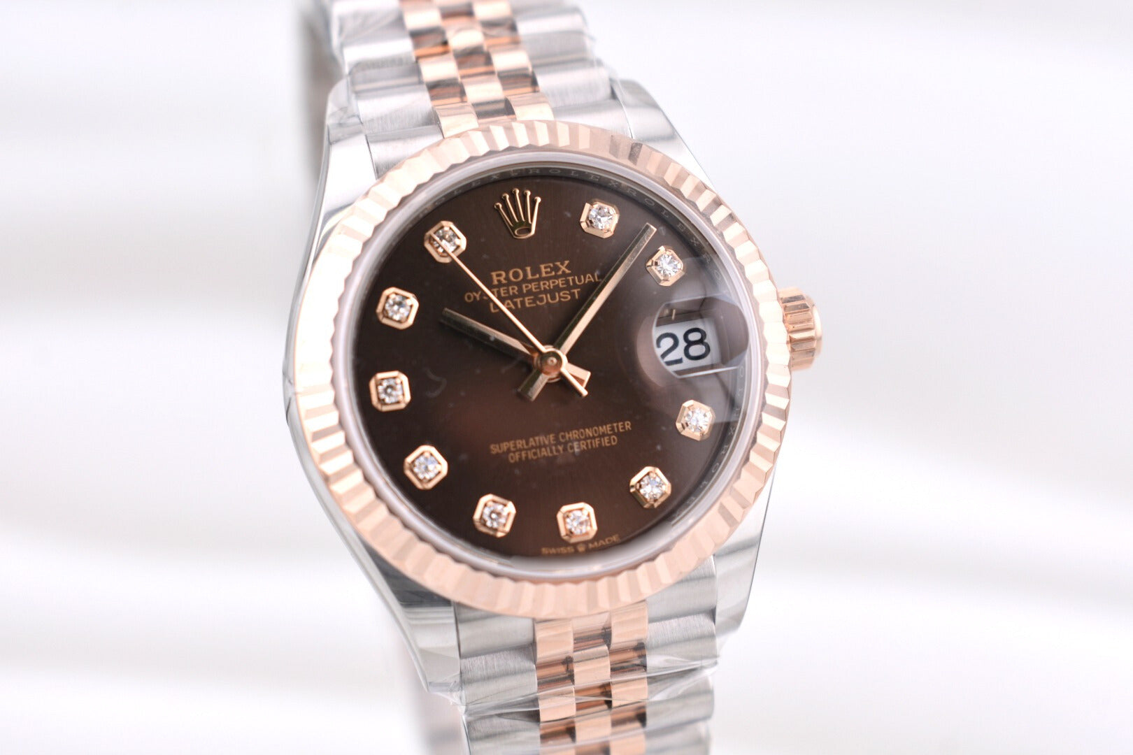 Rolex Datejust 31 Two Tone Chocolate Diamond Dial 278271 2025