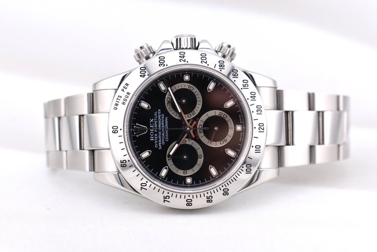 Rolex Cosmograph Daytona Black Dial 116520 2005