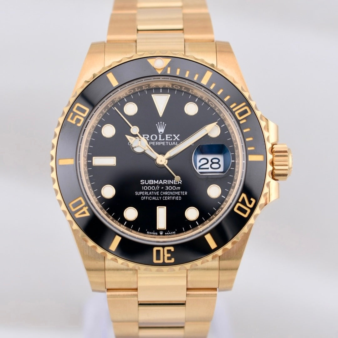 Rolex Submariner Yellow Gold Black Dial 'Blacksy' 126618LN 2022
