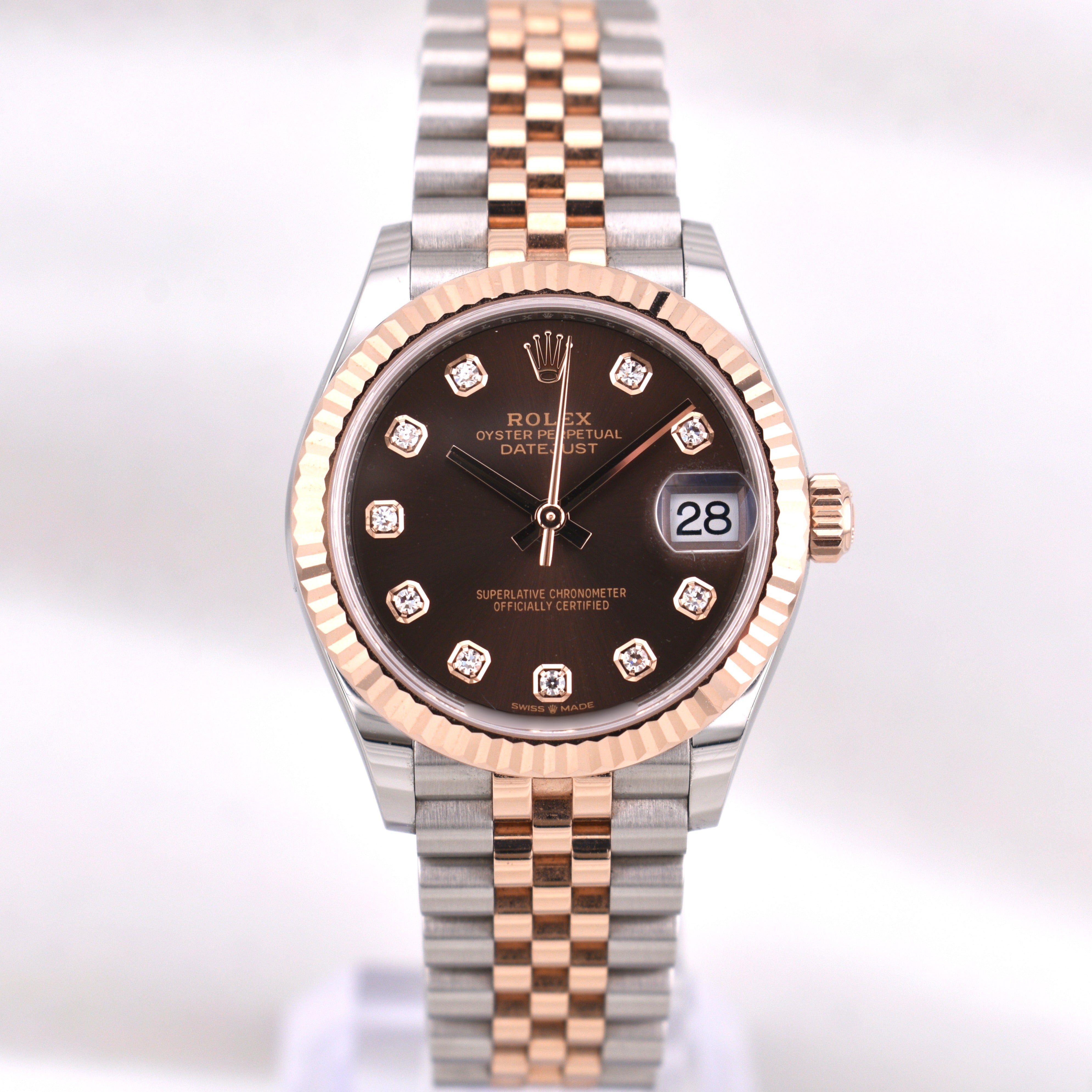 Rolex Datejust 31 Chocolate Diamond Dial 278271 2026