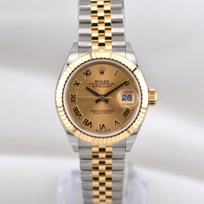Rolex Lady Datejust 28 Champagne Roman Dial 279173 2026