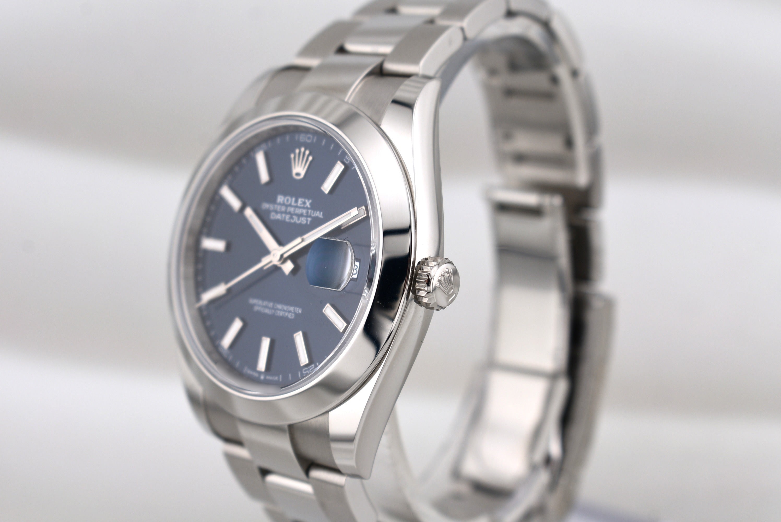 Rolex Datejust 41 Blue Index Dial Oyster Band 126300 2026