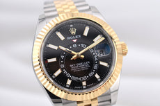 Rolex Sky Dweller Two Tone Yellow Gold Black Dial 336933 2025