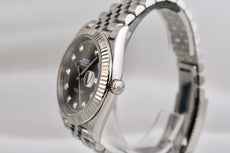 Rolex Datejust 41 Rhodium Grey Diamond Dial 126334 2021