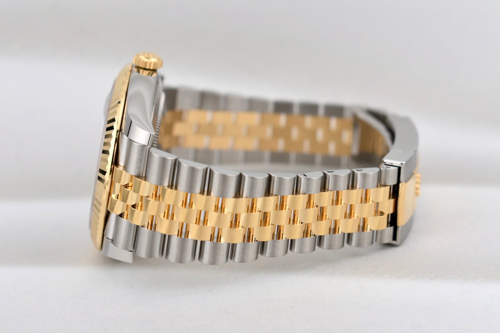 Rolex Datejust 41 Two Tone Yellow Gold Black Diamond Dial 126333 2025