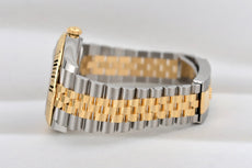 Rolex Datejust 41 Two Tone Yellow Gold Black Diamond Dial 126333 2025