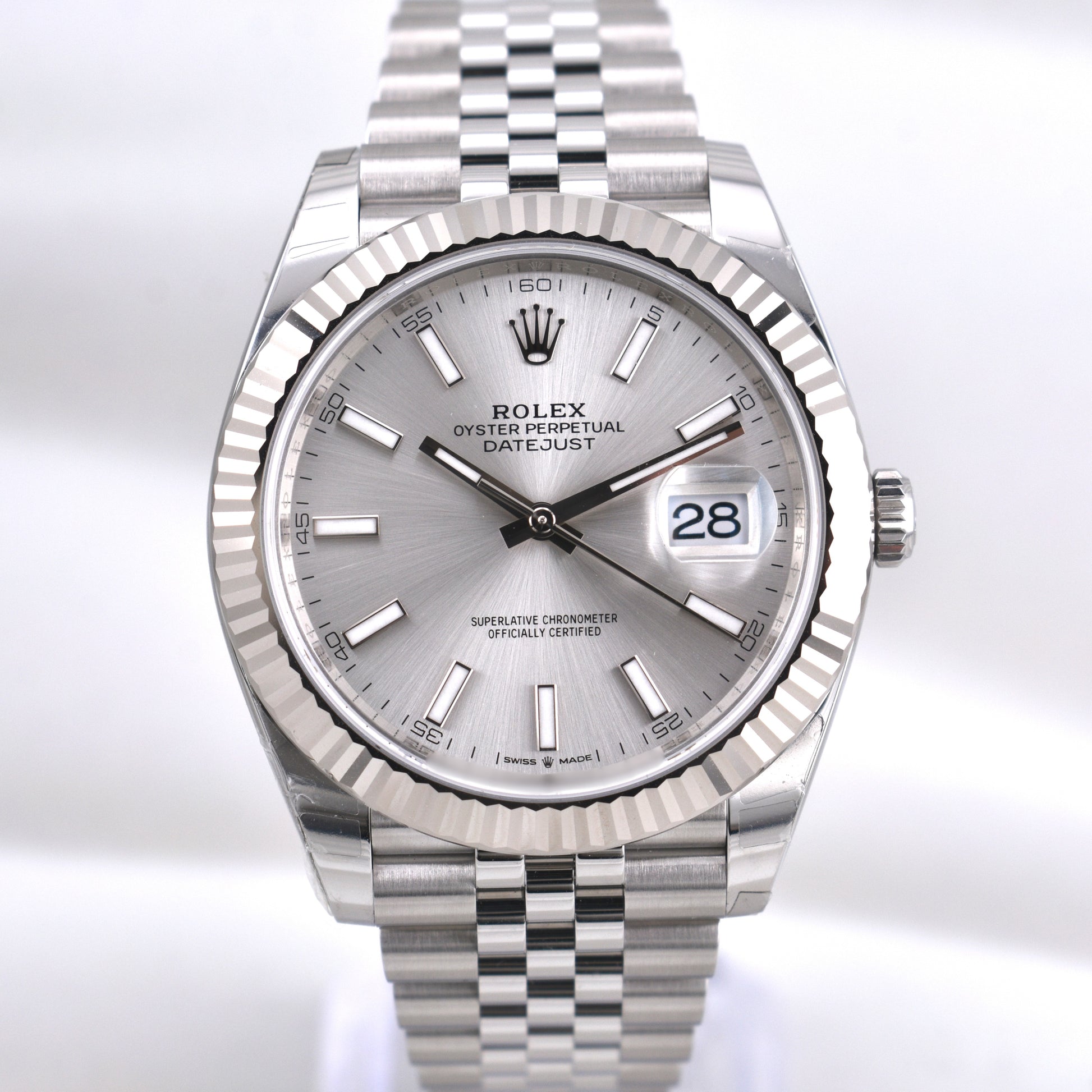 Rolex Datejust 41 Silver Index Dial 126334 2026