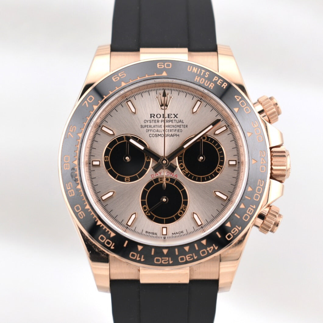 Rolex Daytona Sundust Dial Rose Gold Oysterflex 126515LN 2025