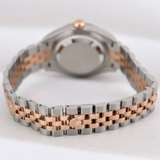 Rolex Lady Datejust 28 Two Tone Everose Gold White Roman Dial 279171 2025