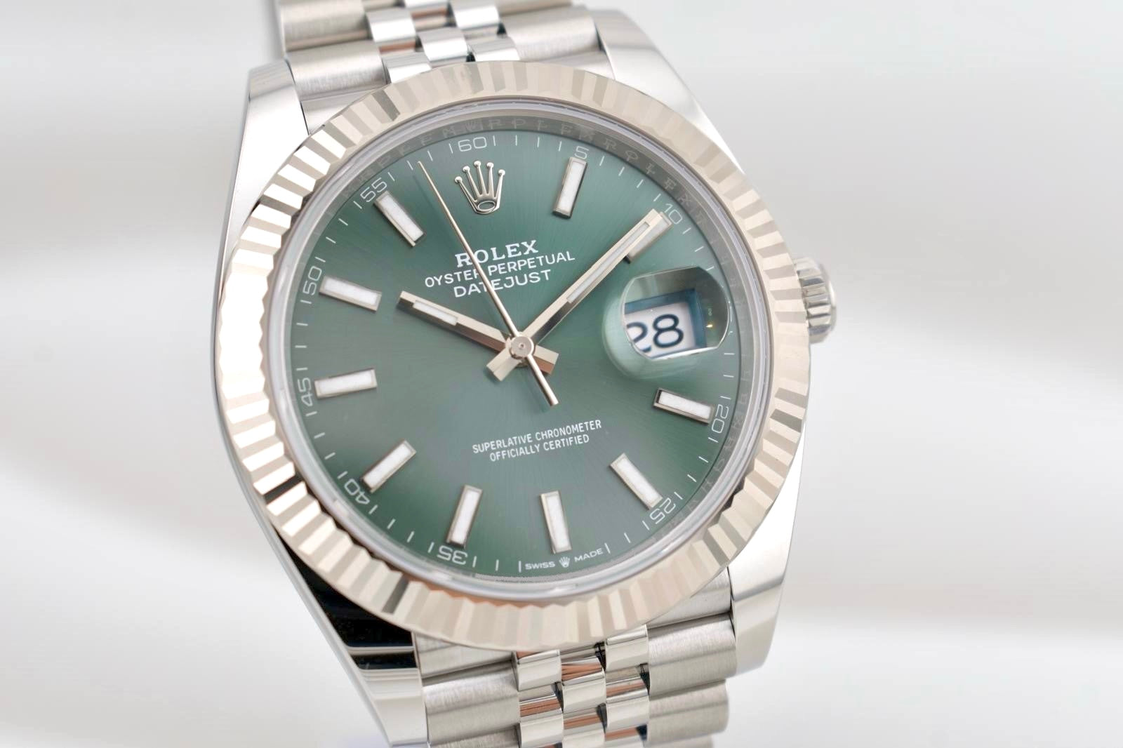 Rolex Datejust 41 Mint Green Dial 126334 2025