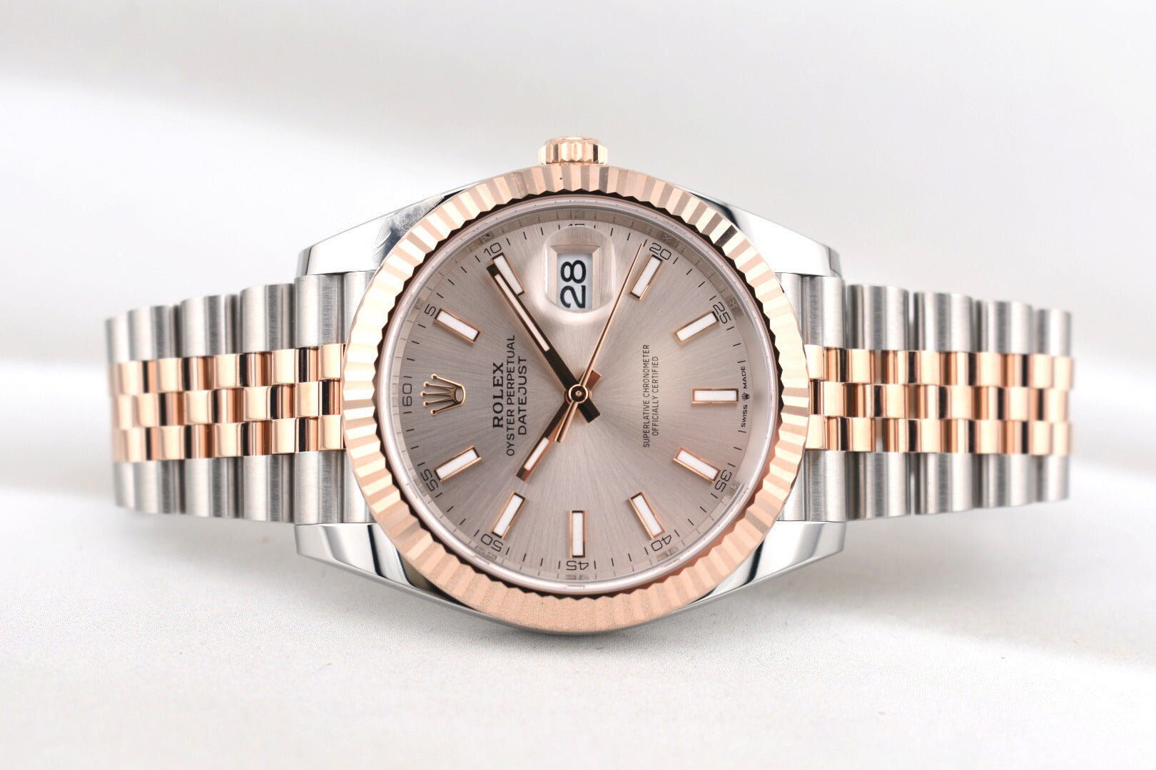 Rolex Datejust 41 Two Tone Sundust Index Dial 126331 2025