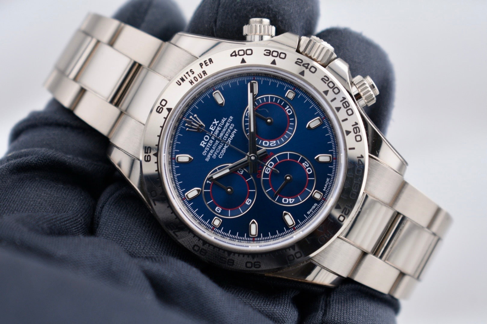 Rolex Cosmograph Daytona White Gold Blue Dial 'John Mayer' 116509 2021