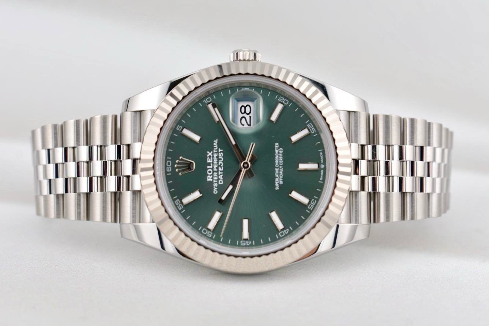 Rolex Datejust 41 Mint Green Dial 126334 2025