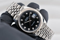 Rolex Datejust 41 Black Diamond Dial 126334 2018