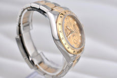 Rolex Cosmograph Daytona Two Tone Yellow Gold Champagne Diamond Dial 116503 2014