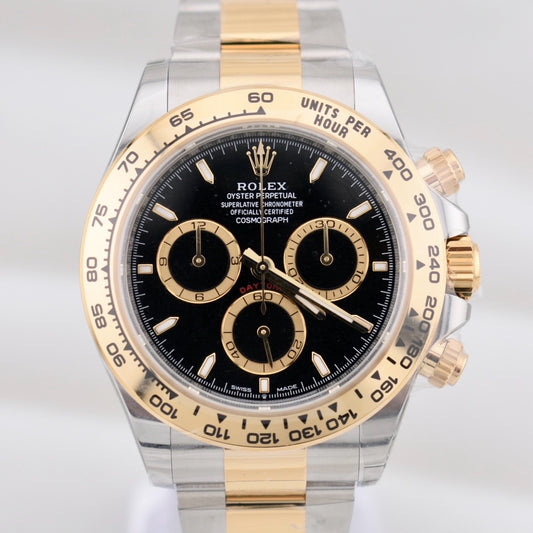 Rolex Cosmograph Daytona Two Tone Yellow Gold Black Dial 126503 2025
