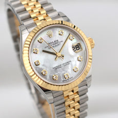Rolex Datejust 31 Two Tone Mother of Pearl Diamond Dial 278273 2025