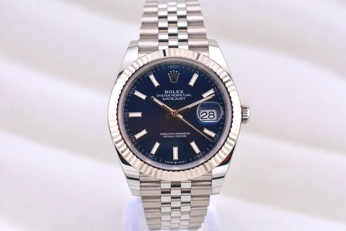 Rolex Datejust 41 Blue Index Dial Jubilee Band 126334 2023