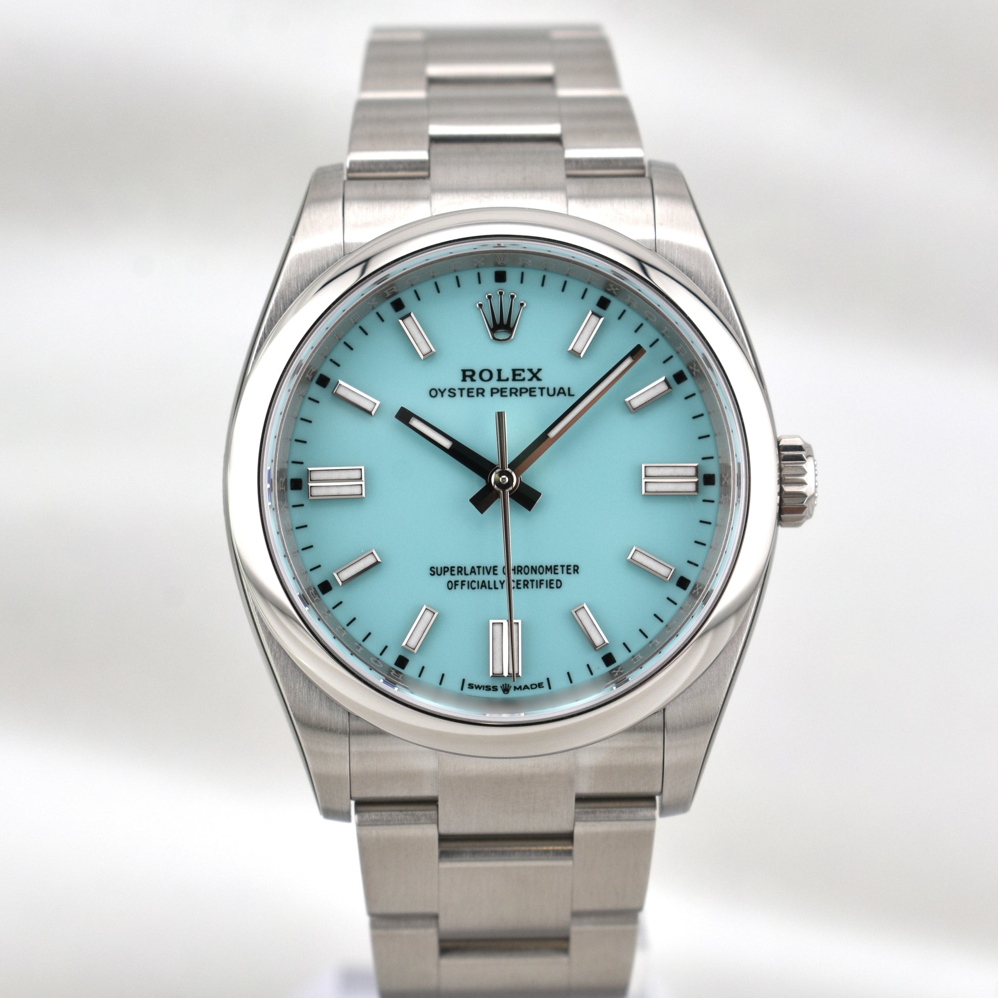 Rolex Oyster Perpetual 36 Tiffany Blue Dial 126000 2025