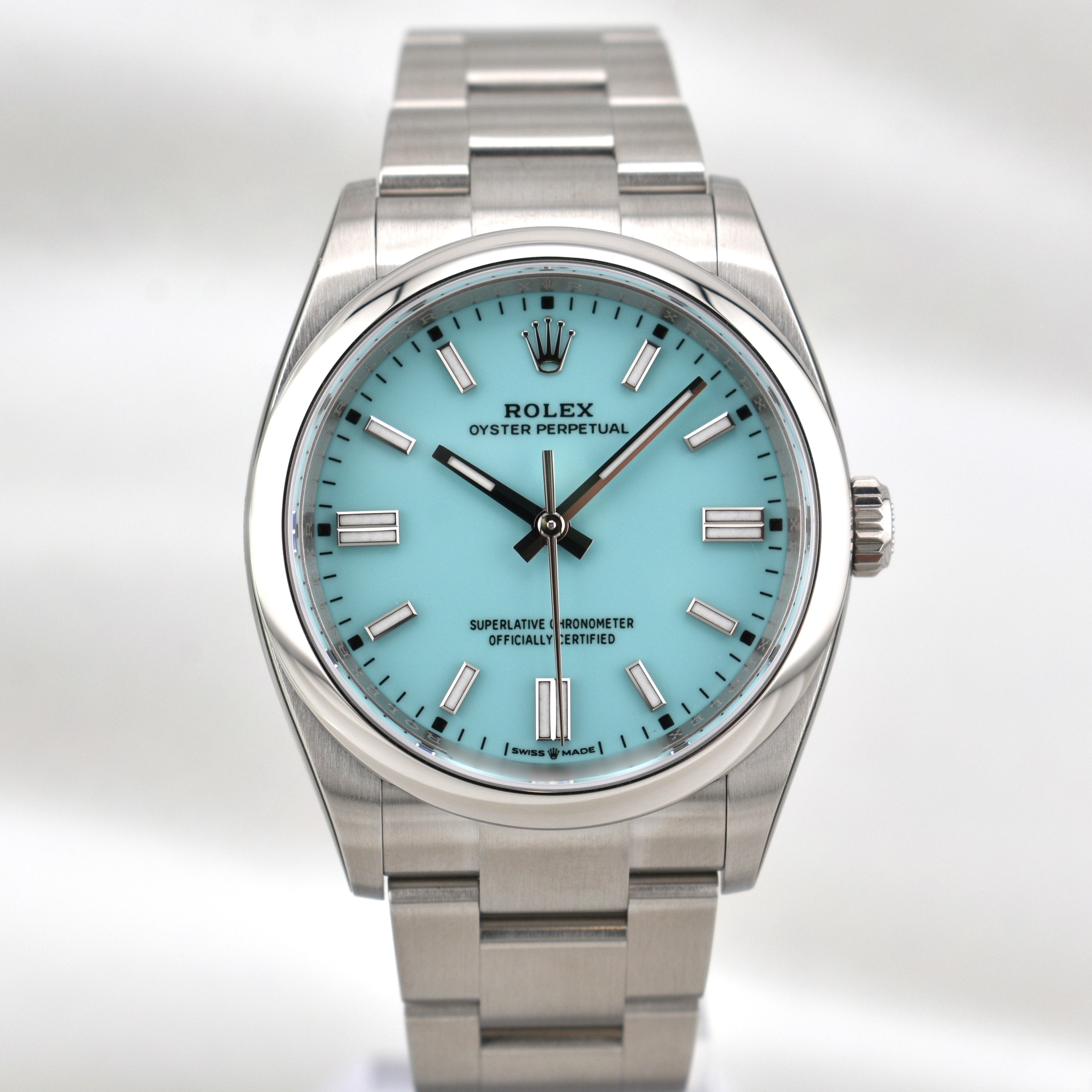 Rolex Oyster Perpetual 36 Tiffany Blue Dial 126000 2025