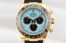 Rolex Daytona Tiffany Blue Yellow Gold Oysterflex 126518LN 2025