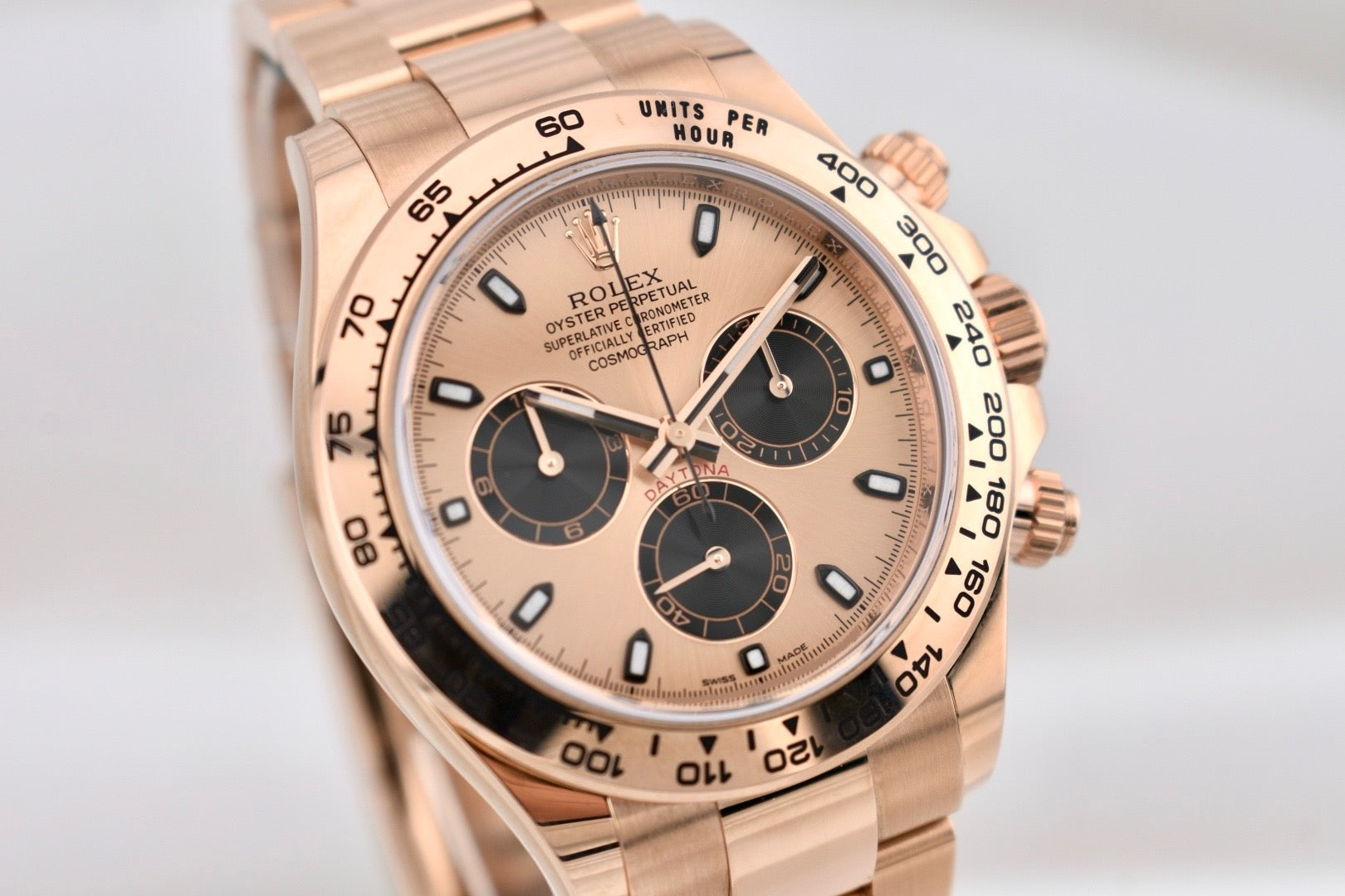Rolex Cosmograph Daytona Everose Gold Sundust Panda Dial 116505 2020