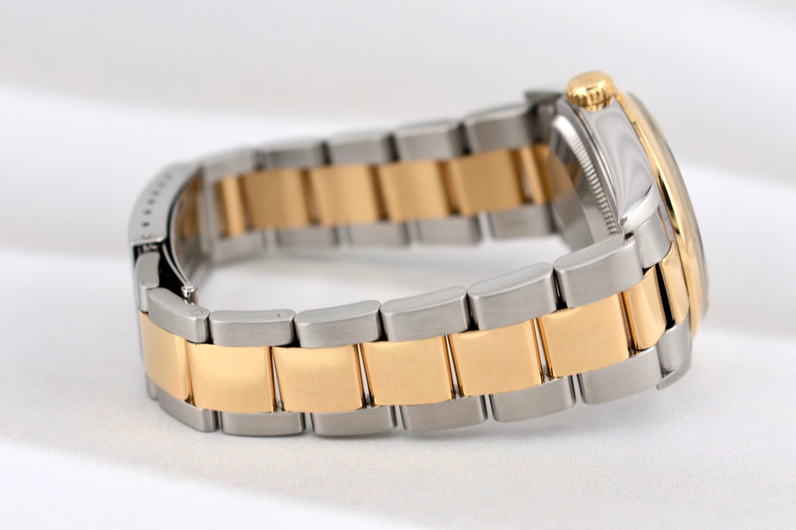 Rolex Datejust 36 Two Tone Yellow Gold Champagne Roman Dial 16203 2004