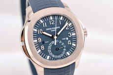 Patek Philippe Aquanaut Travel Time White Gold Blue-Grey Dial 5164G-010 2025