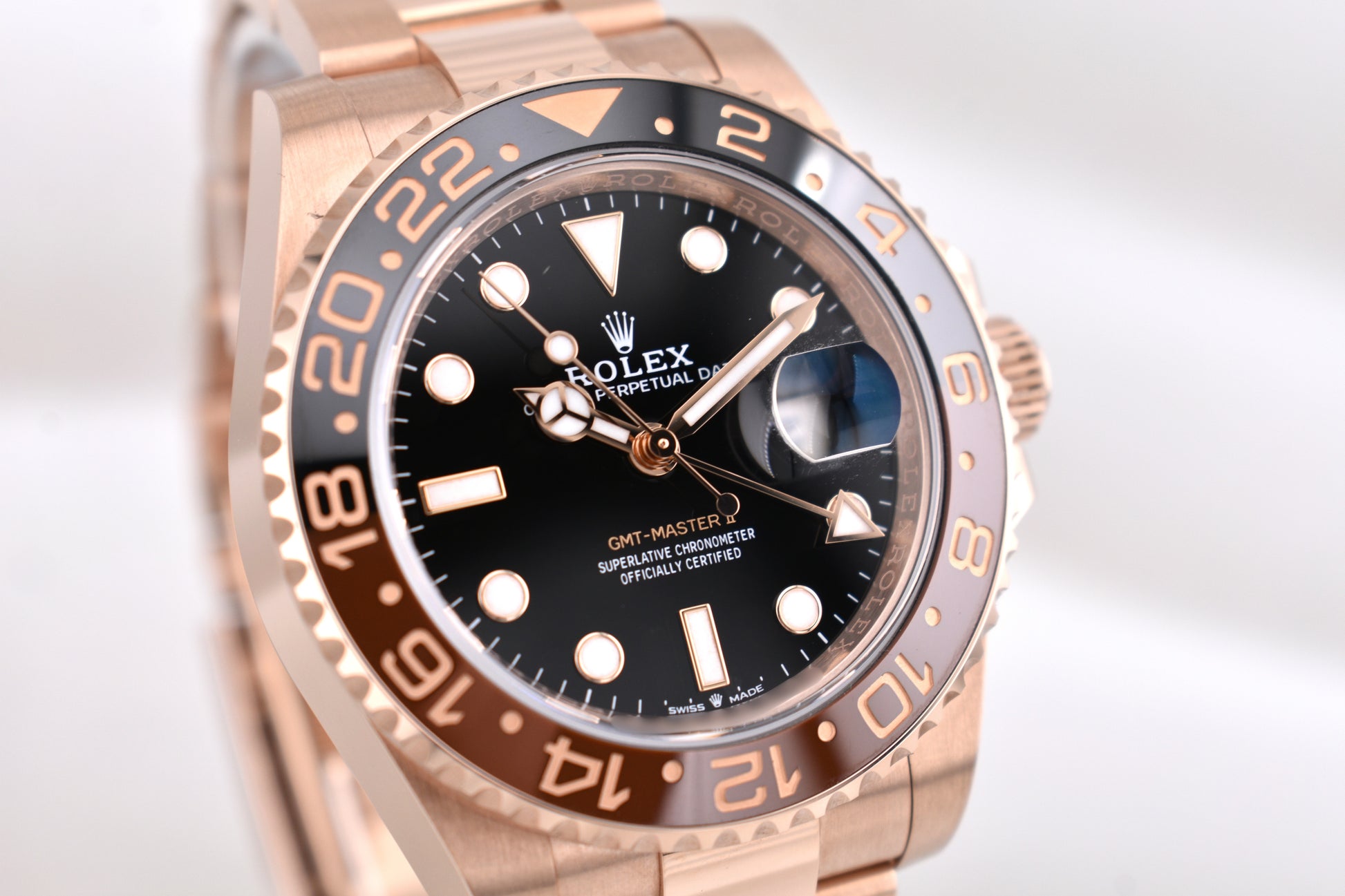 Rolex GMT Master II Rose Gold Rootbeer 126715CHNR 2026