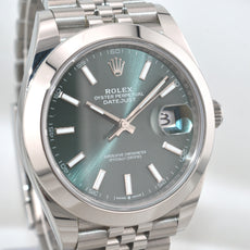 Rolex Datejust 41 Mint Green Dial 126300 2025