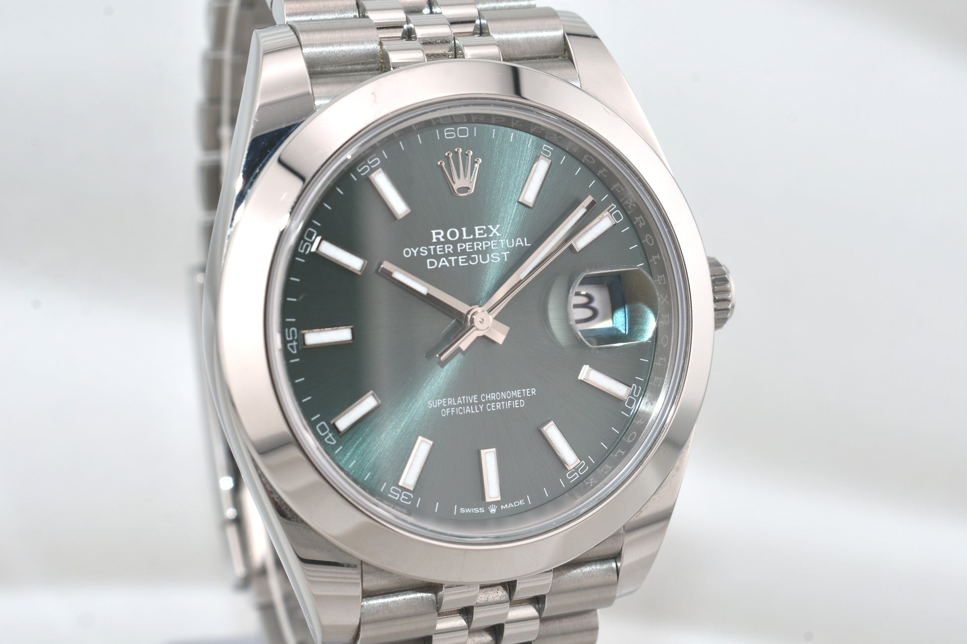 Rolex Datejust 41 Mint Green Dial 126300 2025