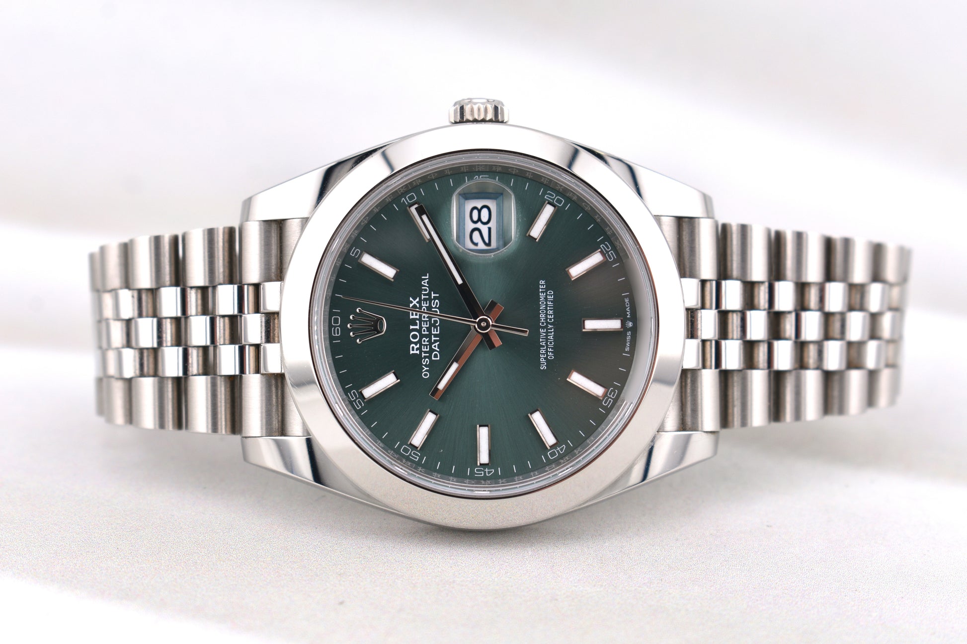 Rolex Datejust 41 Mint Green Dial 126300 2025