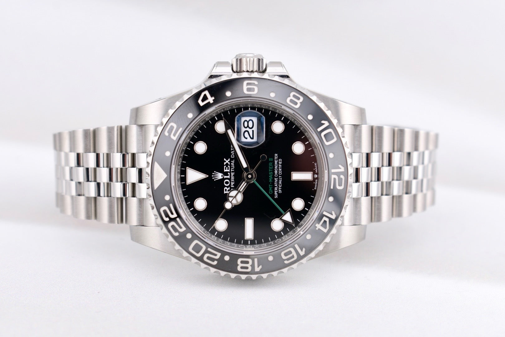 Rolex GMT Master II 'Bruce Wayne' Jubilee Band 126710GRNR 2025