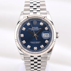 Rolex Datejust 36 Blue Diamond Dial 126234 2026