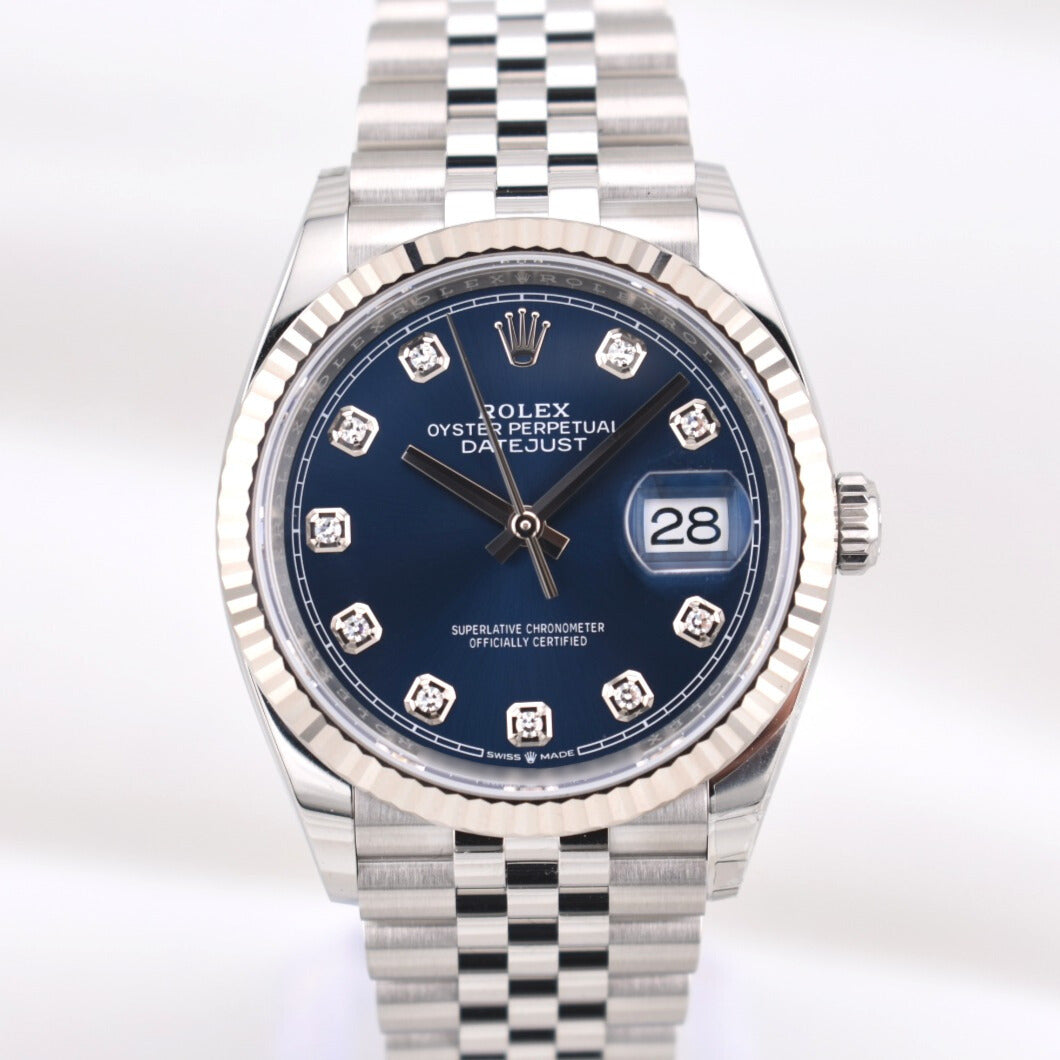 Rolex Datejust 36 Blue Diamond Dial 126234 2026