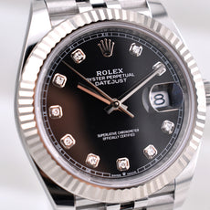 Rolex Datejust 41 Black Diamond Dial 126334 2026