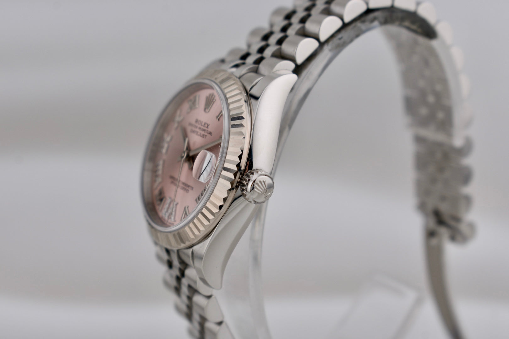 Rolex Datejust 31 Pink Roman Dial Diamond VI Marker 278274 2023