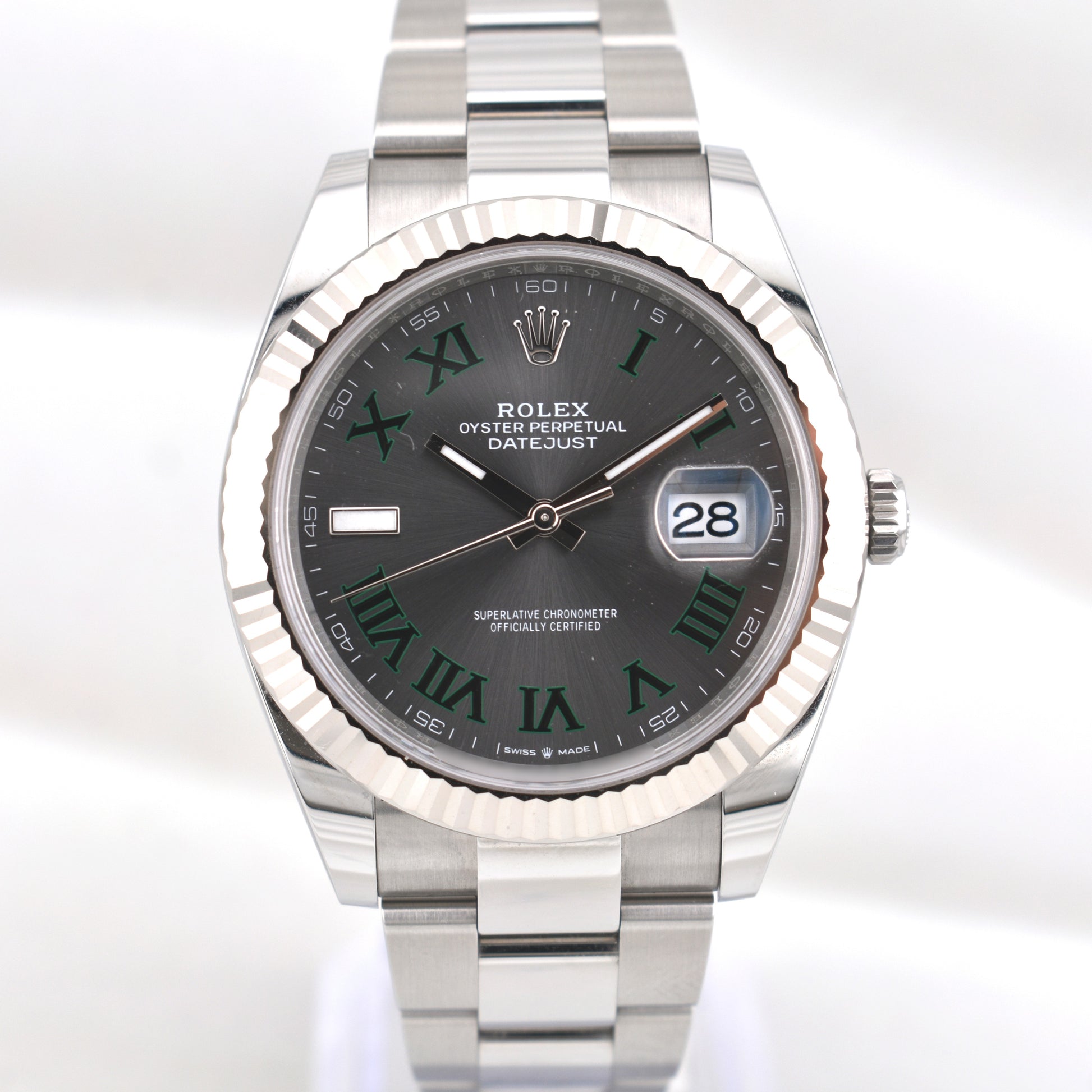 Rolex Datejust 41 Wimbledon Dial Oyster Band 126334 2026