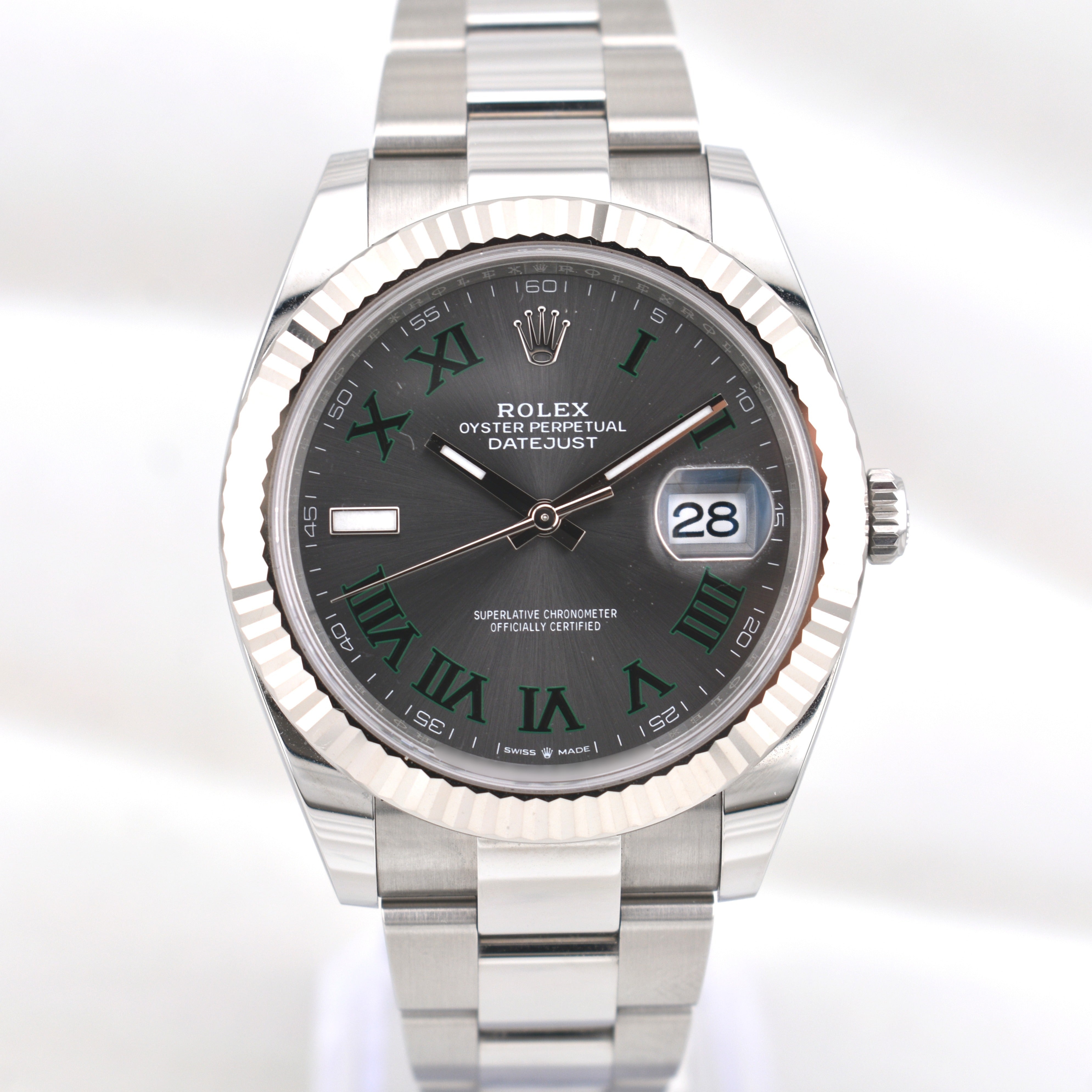 Rolex Datejust 41 Wimbledon Dial Oyster Band 126334 2026
