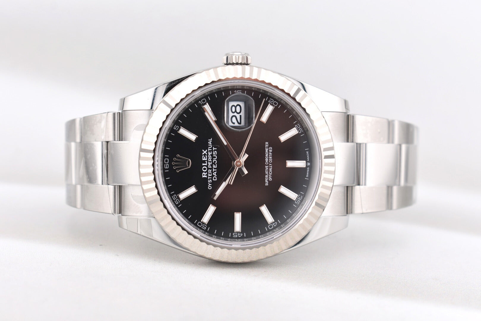 Rolex Datejust 41 Black Index Dial Oyster Band 126334 2026