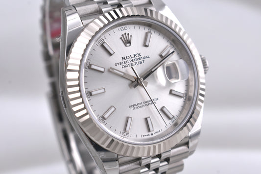 Rolex Datejust 41 Silver Index Dial 126334 2026