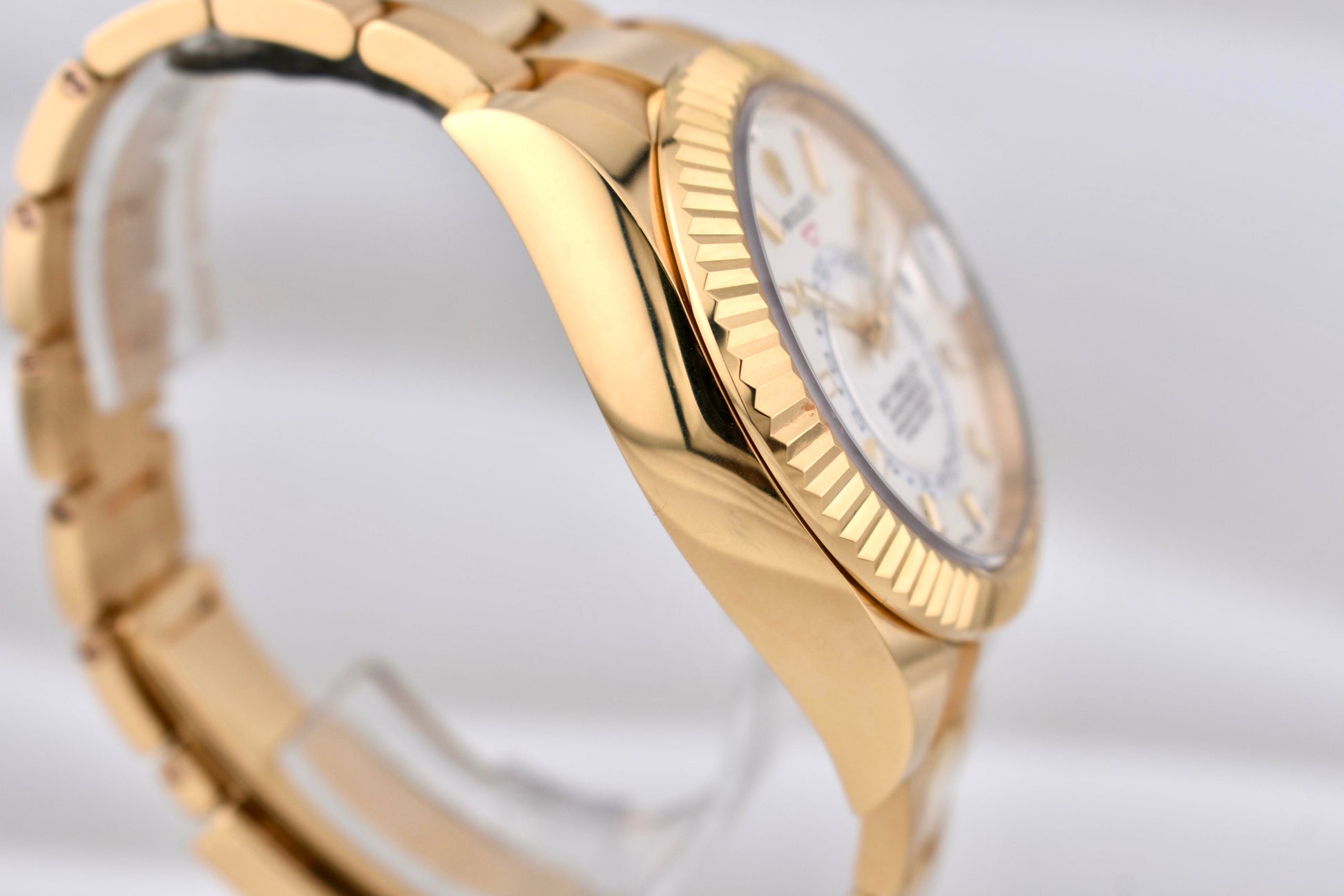 Rolex Sky Dweller Yellow Gold White Dial Oyster Band 326938 2022