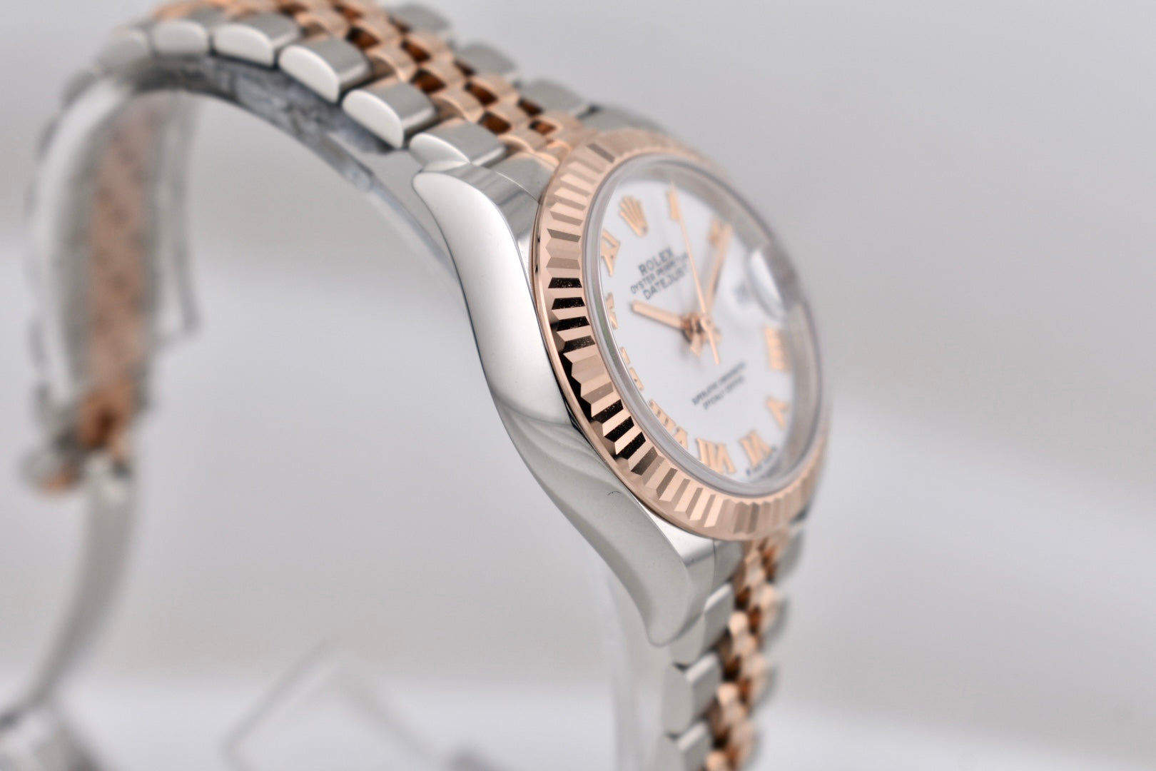 Rolex Lady Datejust 28 Two Tone Everose Gold White Roman Dial 279171 2025